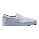 N29j2256 - Vans Classic Slip On Womens White Perforated Leather - Women - Shoes